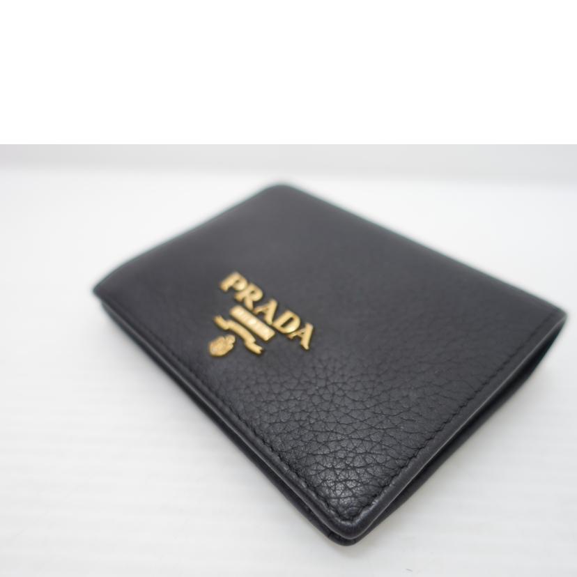 PRADA プラダ/二つ折りレザー財布//Bランク/88