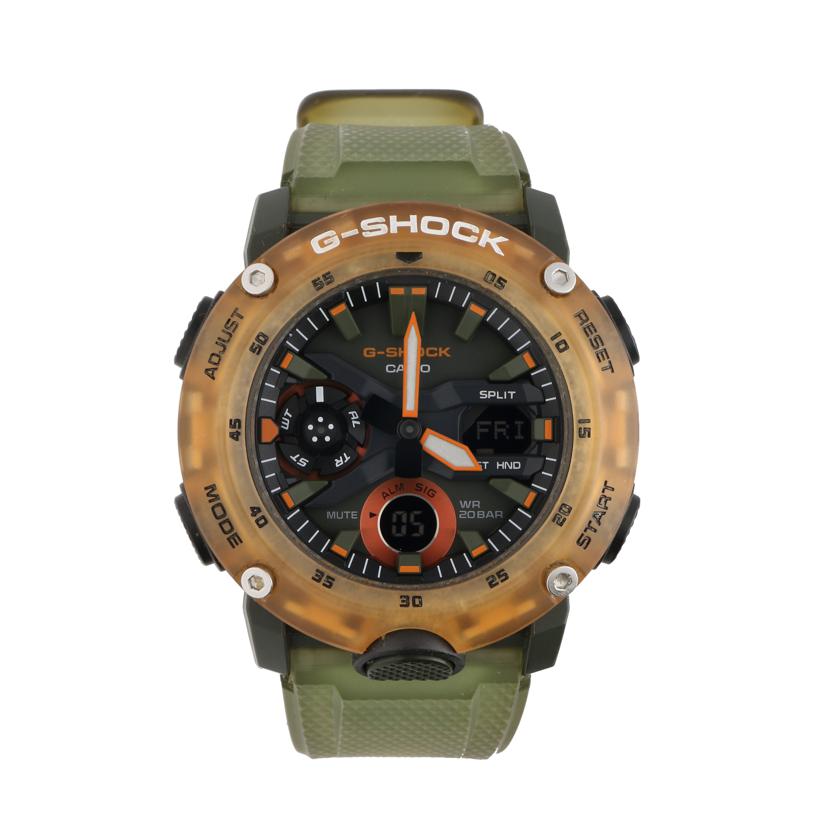 CASIO カシオ/G-SHOCKカーボンコアガード/デジアナウォッチ/クォーツ/GA-2000HC-3A//833***/Aランク/18