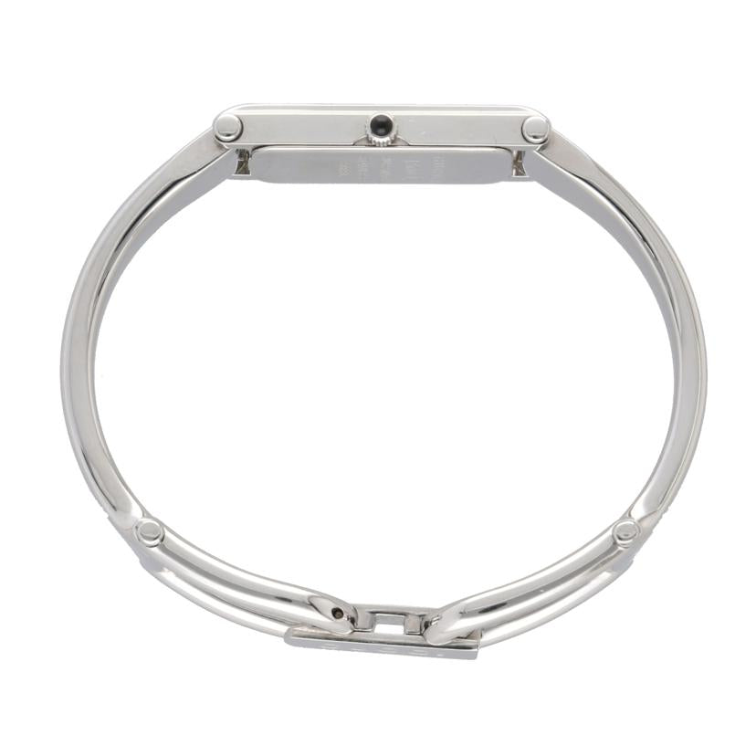 GUCCI グッチ/スクエアバングルウォッチ・ブラック×シルバー／クオーツ/1500L//049****/Aランク/09