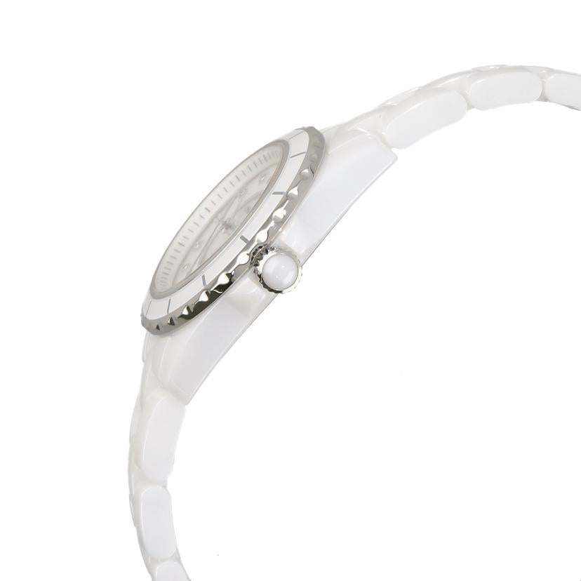 CHANEL シャネル/J12/ホワイト8Pダイヤ/クオーツ/腕周り約17cm/H2570//S.N******/ABランク/40