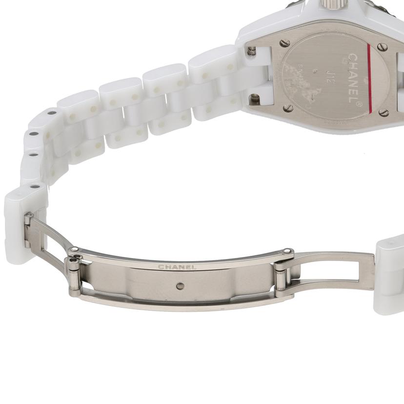 CHANEL シャネル/J12/ホワイト8Pダイヤ/クオーツ/腕周り約17cm/H2570//S.N******/ABランク/40