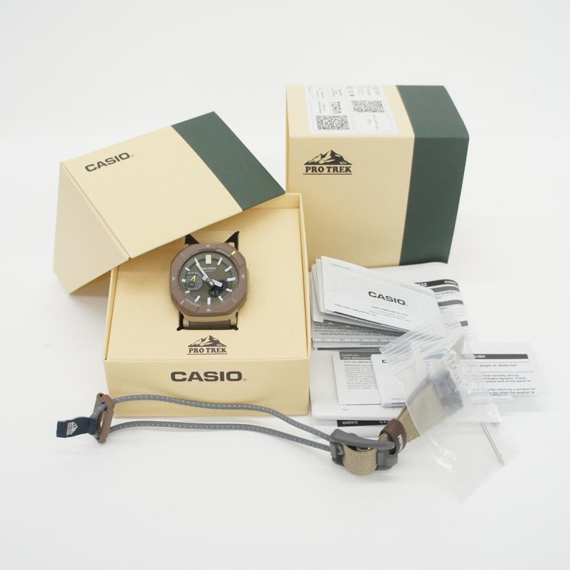 CASIO カシオ/プロトレック/ハイカーライン/デジアナウォッチ/タフソーラー/PRJ-B001B-5DR//Aランク/18