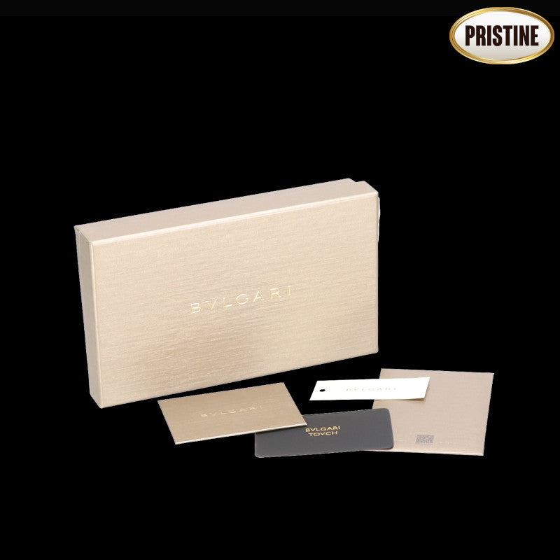 BVLGARI　 ブルガリ/ブルガリブルガリ／マンレザーブラック/30398 //SAランク/75