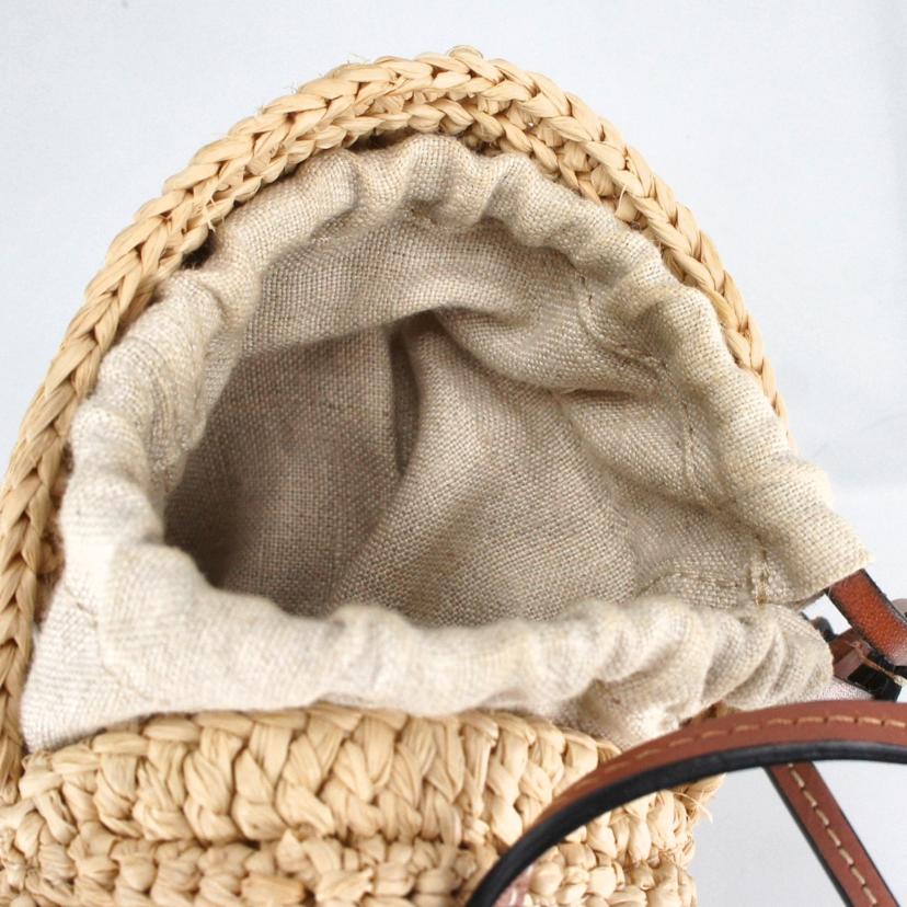 LOEWE ロエベ/LOEWEムーンシェルラフィアショルダー//522***/Bランク/75