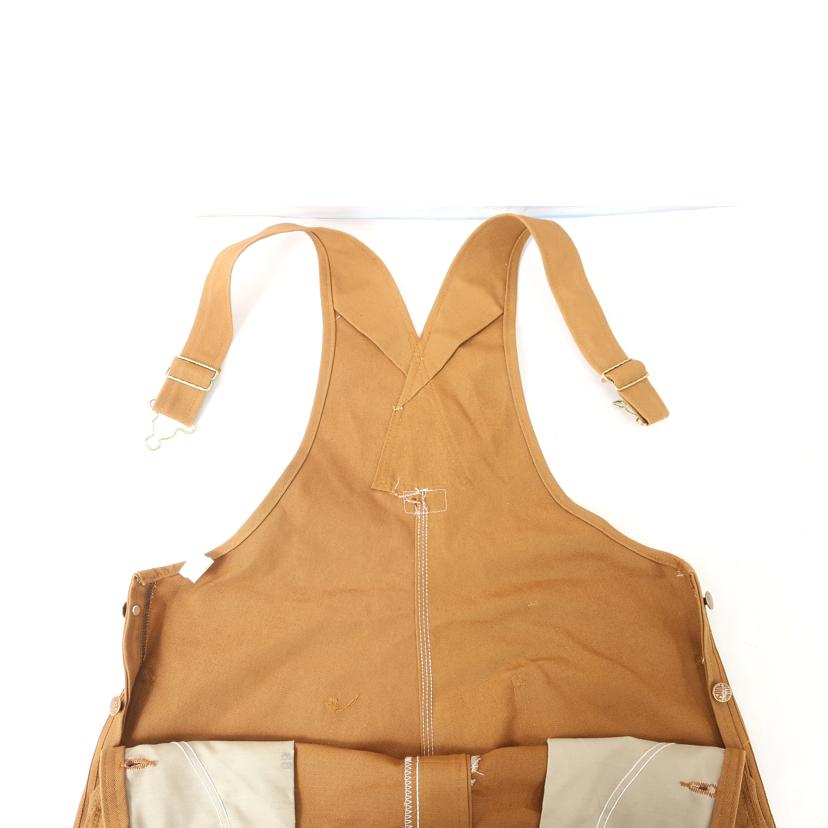 ROUND　HOUSE ラウンドハウス/オーバーオール　W38L32　大きめ　ブラウン/#83//Aランク/65