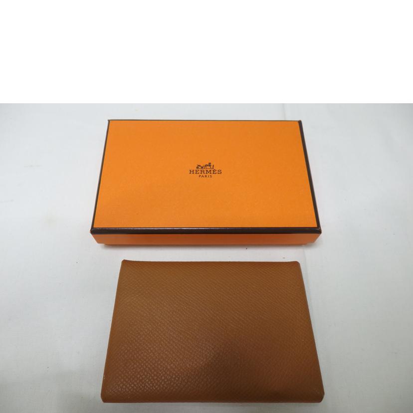 HERMES　 エルメス/カルヴィデュオ／ゴールド／ヴォーエプソン//B刻印/ABランク/84