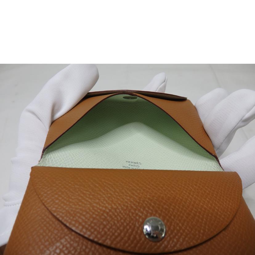 HERMES　 エルメス/カルヴィデュオ／ゴールド／ヴォーエプソン//B刻印/ABランク/84