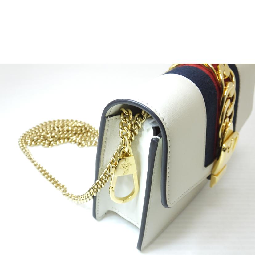 GUCCI グッチ/ミニチェーンショルダーバッグ／シルヴィ/494646//218*/ABランク/88