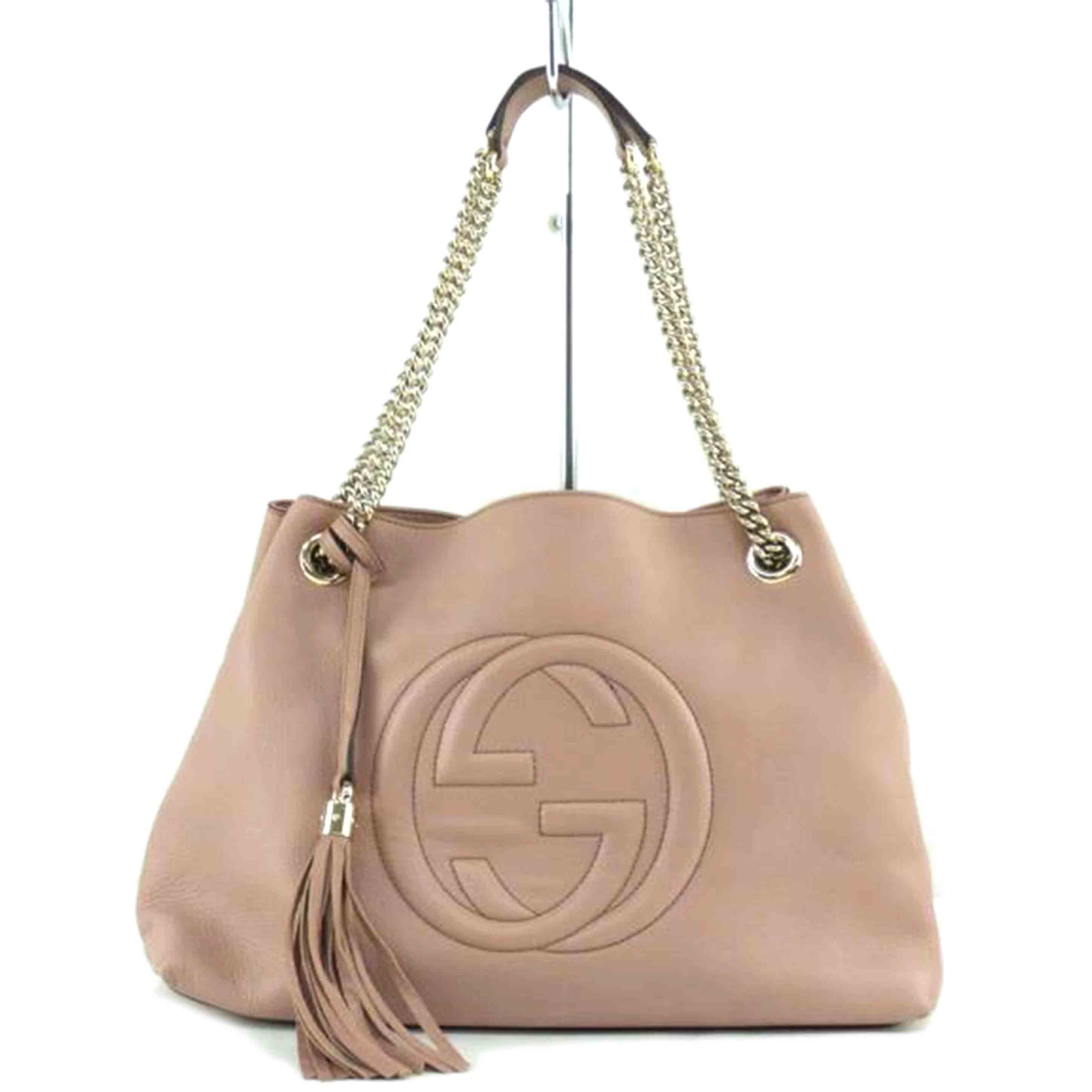 GUCCI グッチ/ソーホーチェーンショルダーバッグ／ピンク／カーフ/308982//001***/ABランク/64