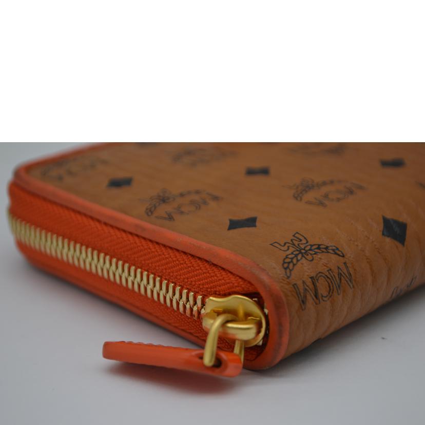 MCM エムシーエム/ヴィセトスリボンラウンドファスナー長財布/MYL7SLL02CO001//Bランク/89