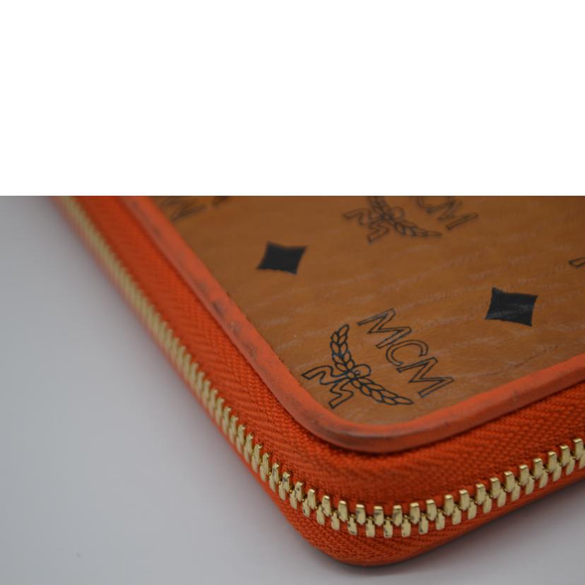 MCM エムシーエム/ヴィセトスリボンラウンドファスナー長財布/MYL7SLL02CO001//Bランク/89