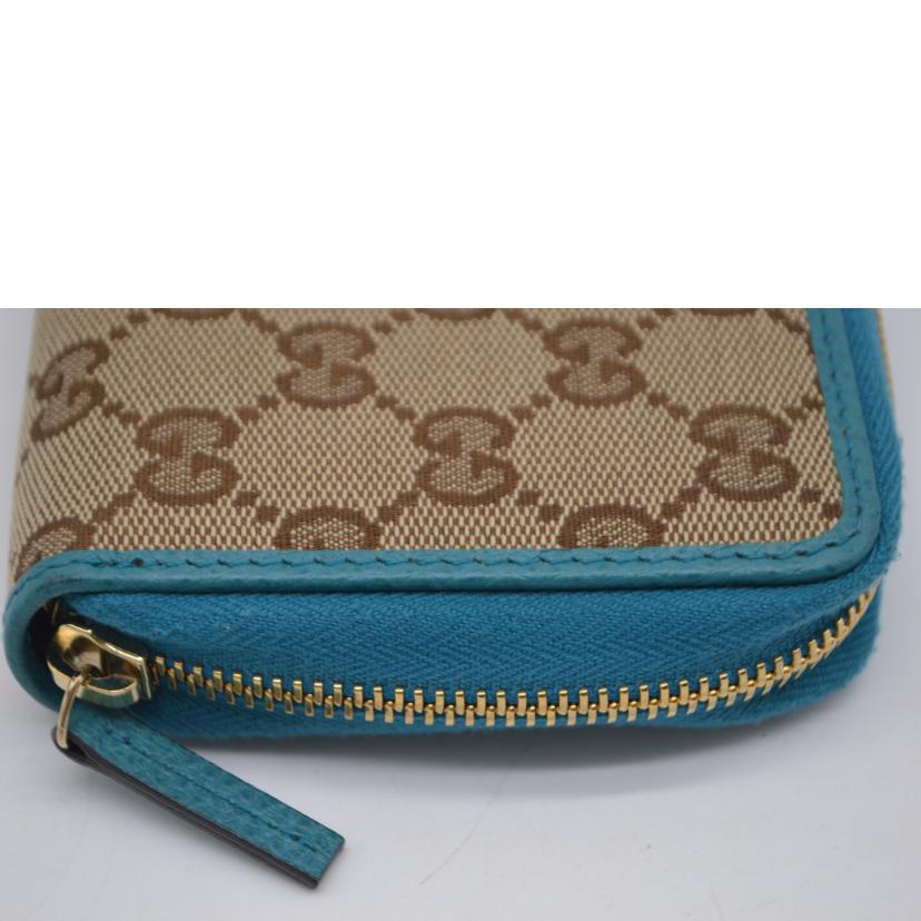 GUCCI グッチ/GGキャンバスコンパクトラウンドファスナー財布/420113//095*/ABランク/89