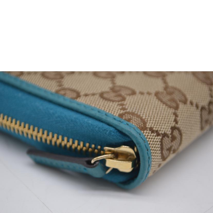 GUCCI グッチ/GGキャンバスコンパクトラウンドファスナー財布/420113//095*/ABランク/89