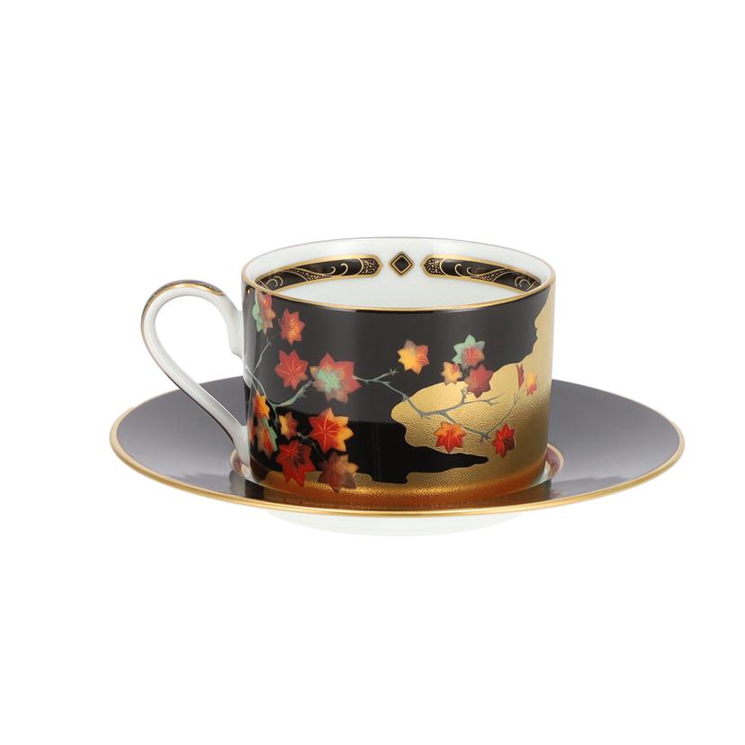RIMPA PAINTING 横浜増田窯/琳派 紅葉 カップ＆ソーサー//Aランク/19