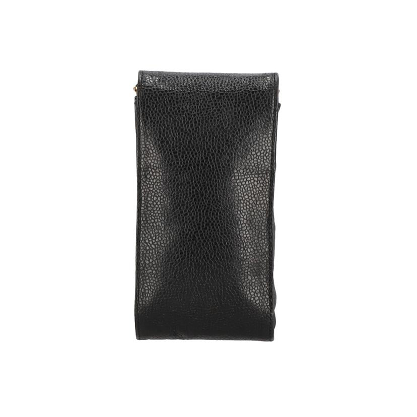 CHANEL シャネル/キャビアスキン／チェーンフォンホルダー／ショルダー//447****/ABランク/91