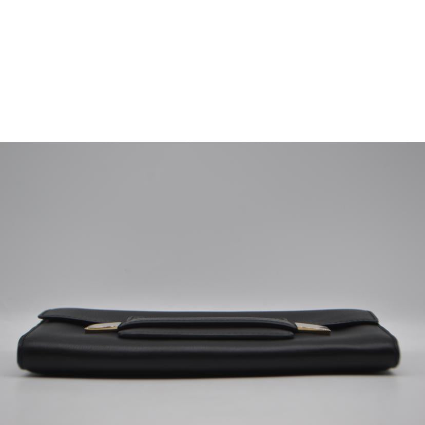 DELVAUX デルヴォー/マダムカーフレザーウォレット／ノワール//Aランク/89