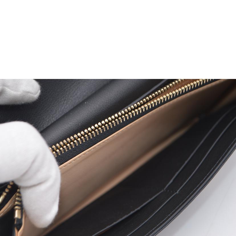 DELVAUX デルヴォー/マダムカーフレザーウォレット／ノワール//Aランク/89