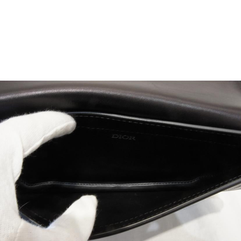 Dior ディオール/サドルレザーベルトバッグブラック//00-********/ABランク/92