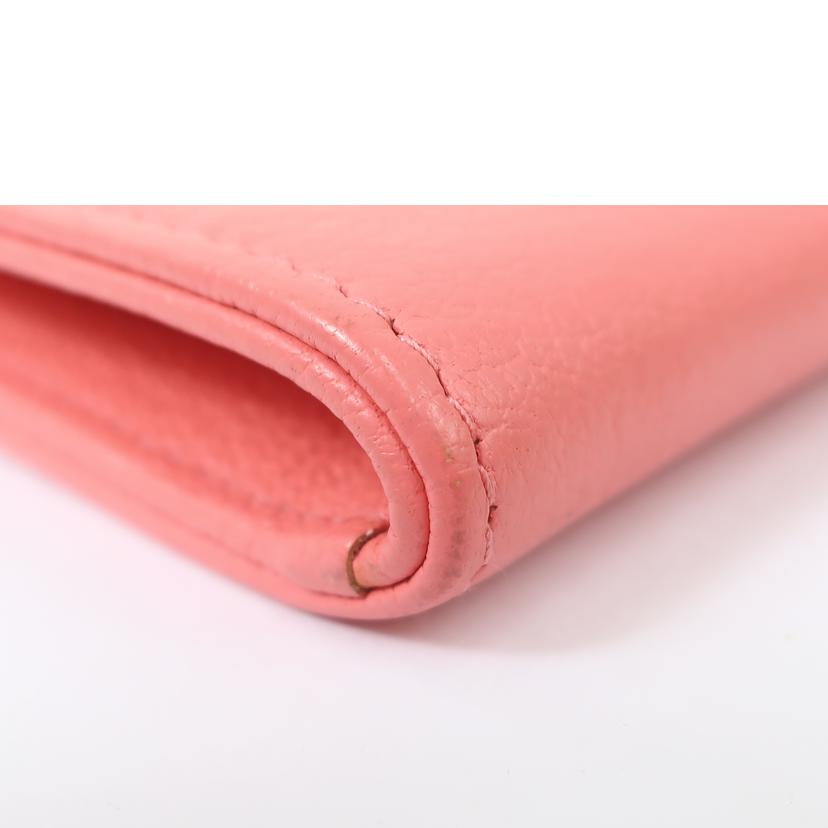 CHANEL シャネル/ラッキーフラワー　キーリング付きコインケース　小銭入れ　ピンク//269*****/Bランク/65