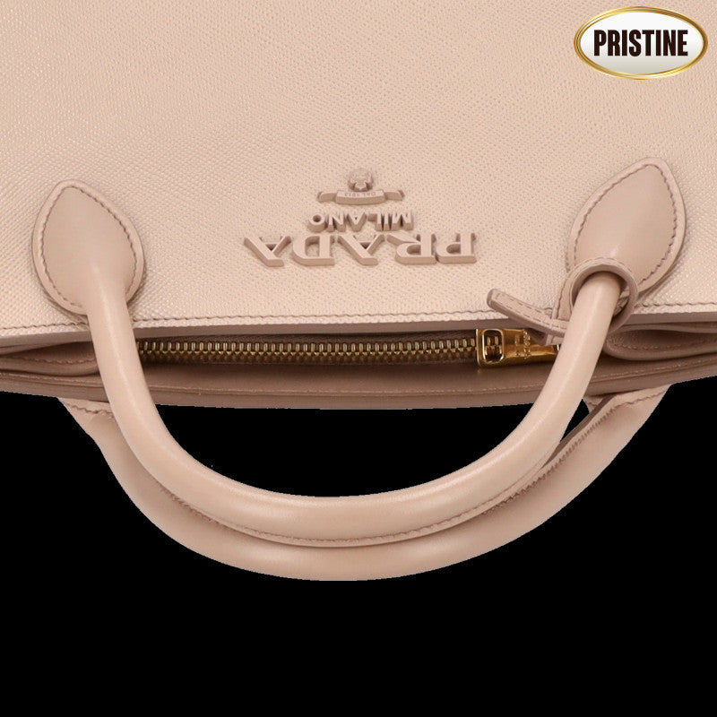 PRADA プラダ/☆サフィアーノモノクローム2wayハンド/1BA156//272*/SAランク/75