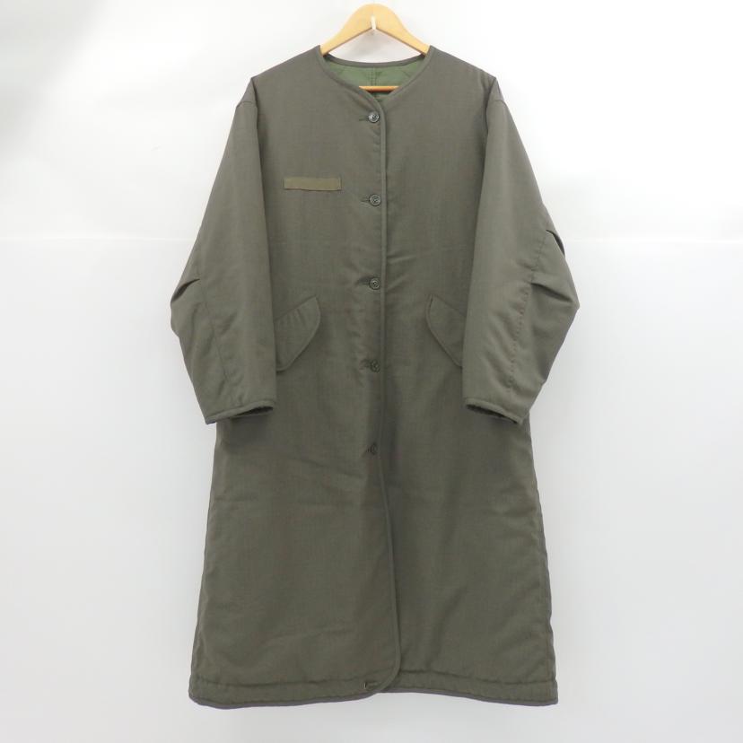 JOHNBULL ジョンブル/リップリバーシブル　ミリタリー中綿ノーカラーロングコート/JL234L19 231-0259-00//Aランク/77