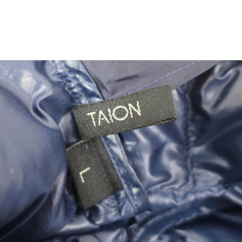 SHIPS×TAION シップス×タイオン/ダウンジャケット　Lサイズ　薄手　ネイビー//ABランク/65