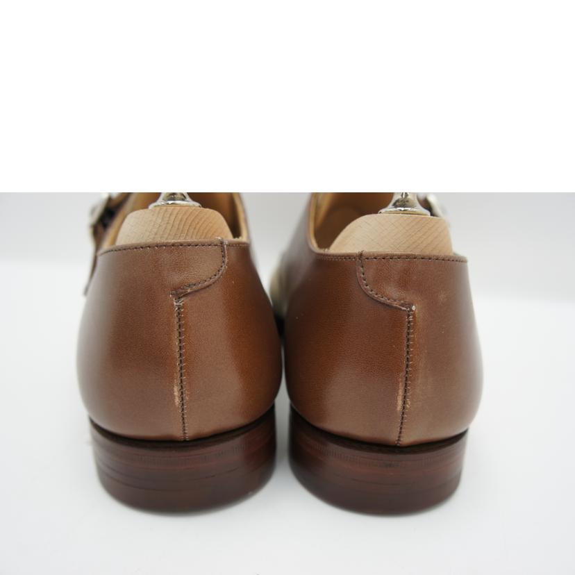 CROKETT＆JONES クロケットアンドジョーンズ/レザー×キャンバス シューズ/ブラウン×ベージュ/6189//X37969/SAランク/20
