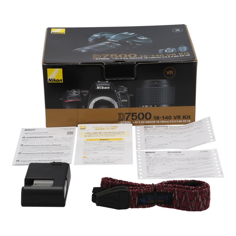 Nikon ニコン/デジタル一眼レンズキット/D7500 18-140VRｷｯﾄ//2043088/Bランク/62