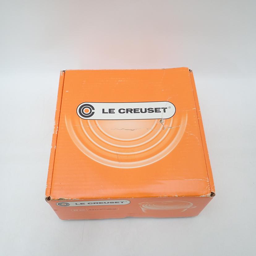 LE CREUSET ルクルーゼ/ル・クルーゼ ココット・ロンド 22cm//SAランク/69