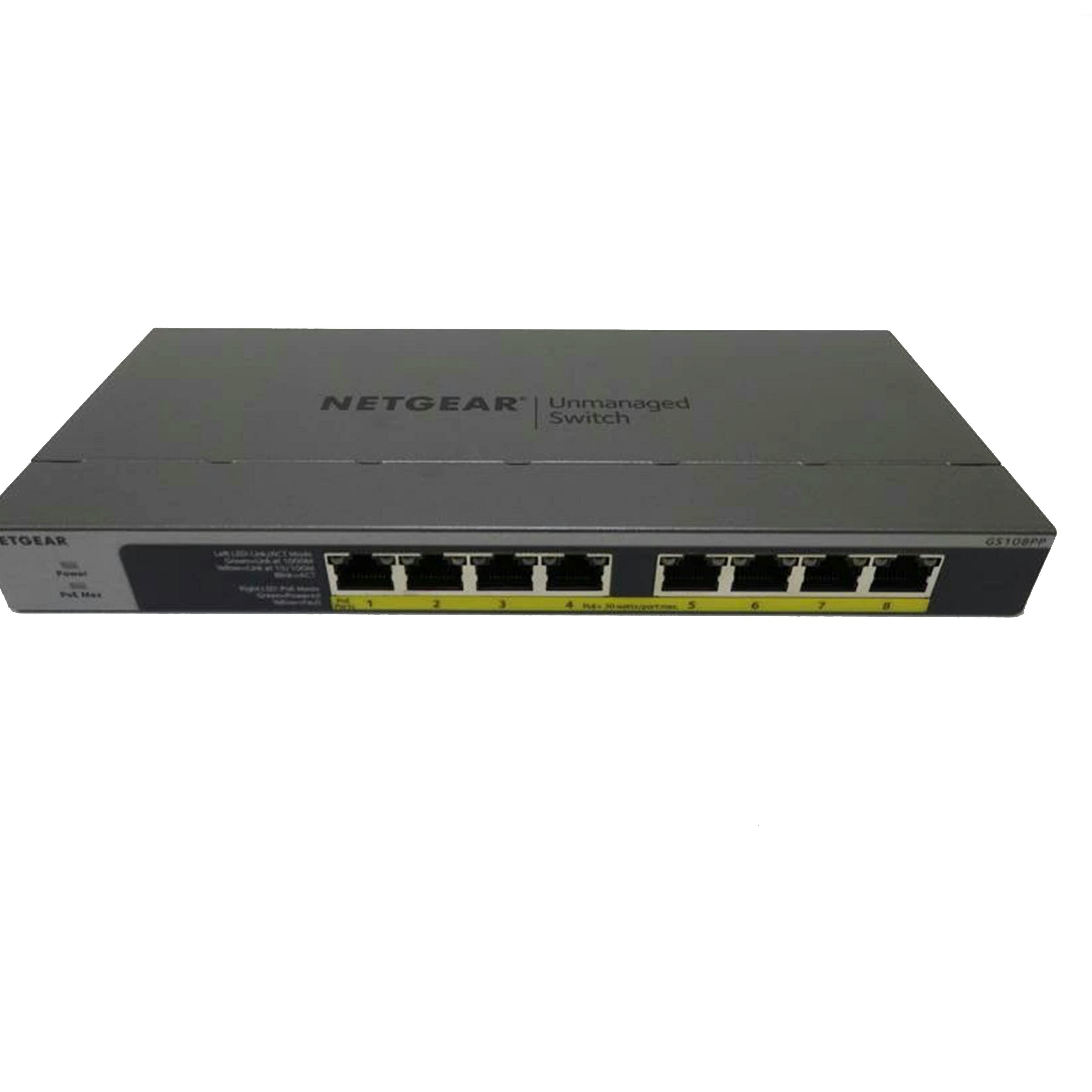 NETGEAR ネットギア/ネットワークハブ/GS108PP-100AJS//76C132D500640/Bランク/84