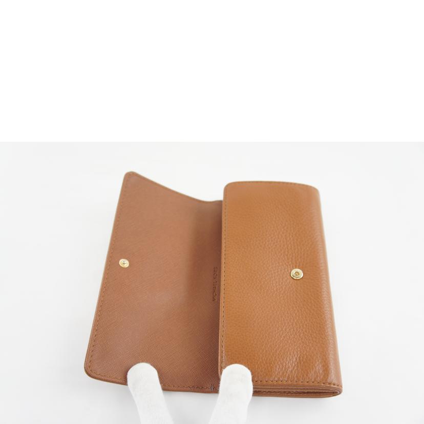 MICHAEL　KORS マイケルコース/ファスナー付長財布／キャメル／カーフ//ABランク/64