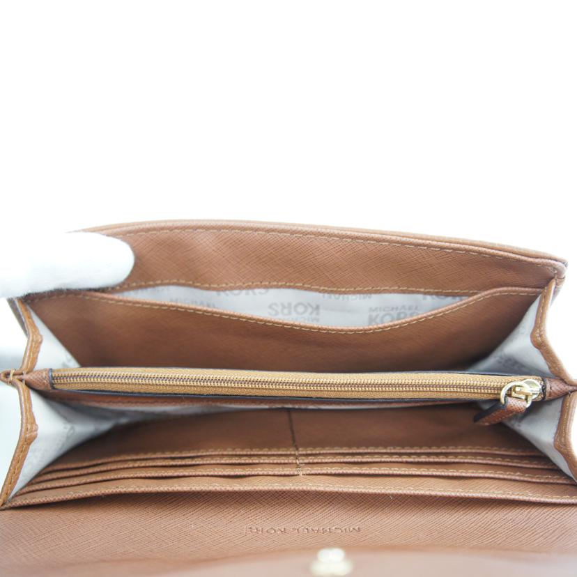 MICHAEL　KORS マイケルコース/ファスナー付長財布／キャメル／カーフ//ABランク/64