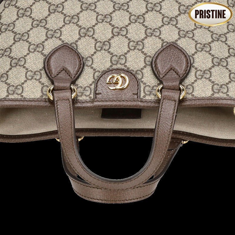 GUCCI グッチ/GGスプリームオフディアスモールトートバッグ/811716//213***/SAランク/88