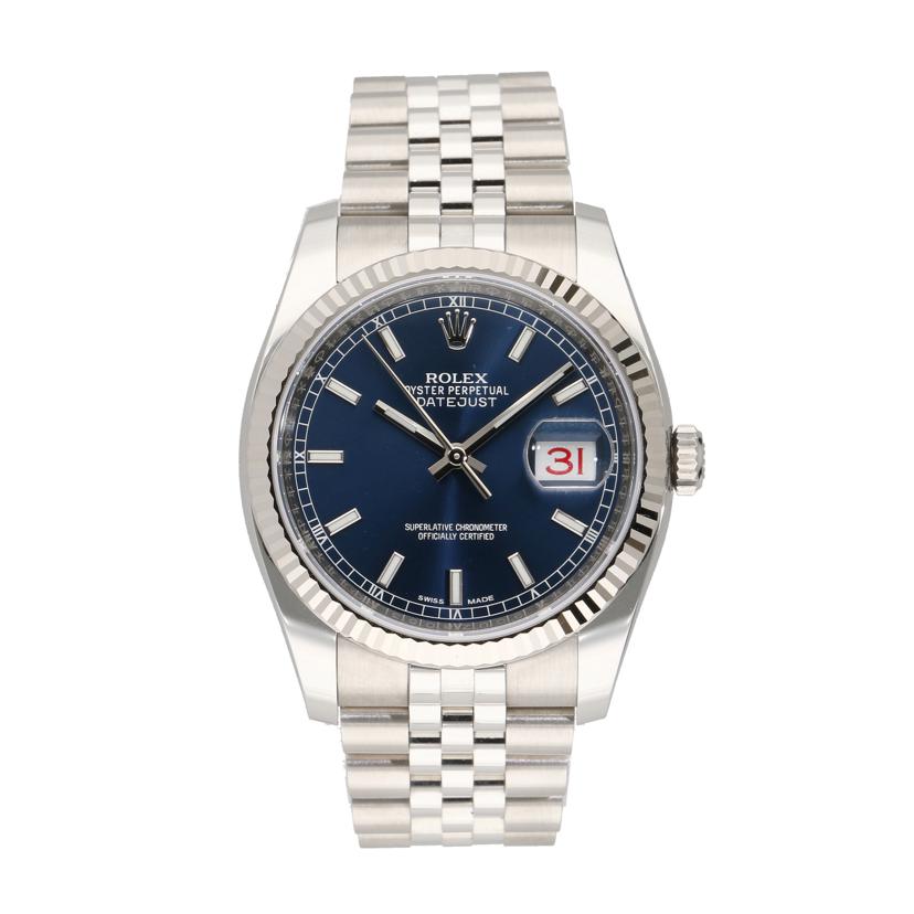 ROLEX ロレックス/デイトジャスト・ブルー/SS×WG/ランダム番/116234//90U*****/Aランク/92