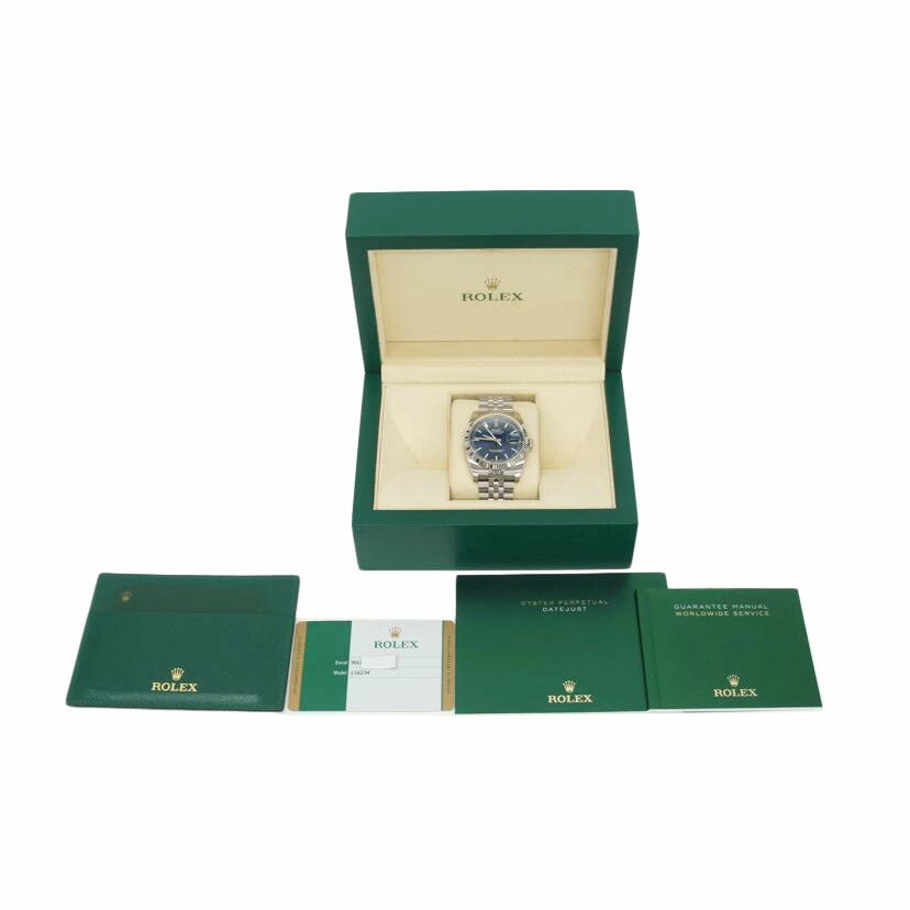 ROLEX ロレックス/デイトジャスト・ブルー/SS×WG/ランダム番/116234//90U*****/Aランク/92