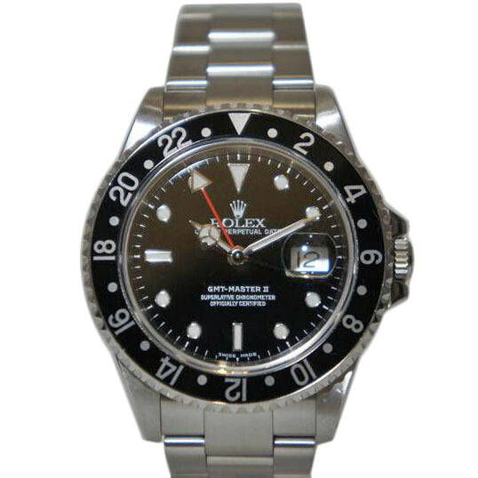 ROLEX ロレックス/GMTマスターII・ブラックベゼル/A番/16710//A95**********/Aランク/94
