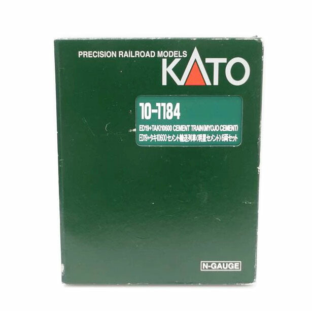 KATO カトー/ED19＋タキ10600　セメント輸送列車＜明星セメント＞6両セット/10-1184//Aランク/88