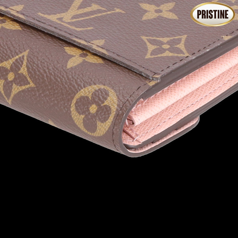 LOUIS VUITTON ルイヴィトン/☆ポルトフォイユ・サラ／モノグラム・ローズバレリーヌ/M62235//RFI*/SAランク/75