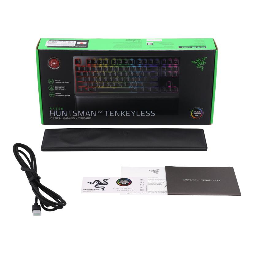 Razer レイザー　/ゲーミングキーボード／HUNTSMAN　V2　TENKEYLESS/RZ03-03941000-R3J1//PM2221F60500614/Bランク/62