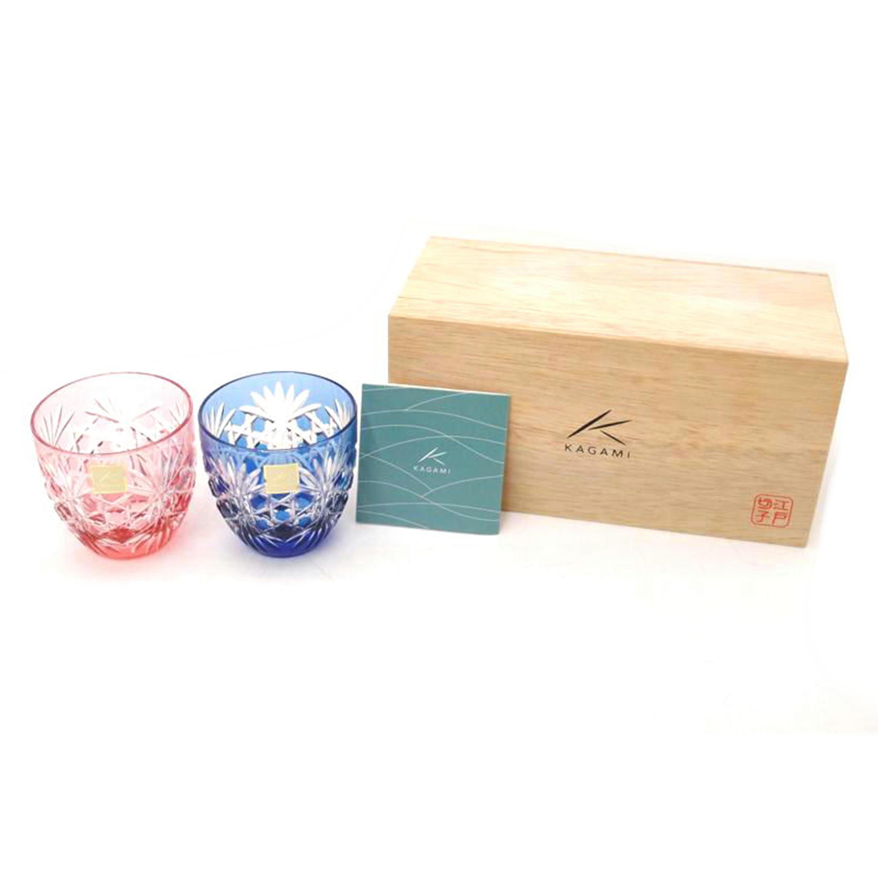 カガミクリスタル カガミクリスタル/カガミクリスタル　江戸切子　ペアグラス//Sランク/69