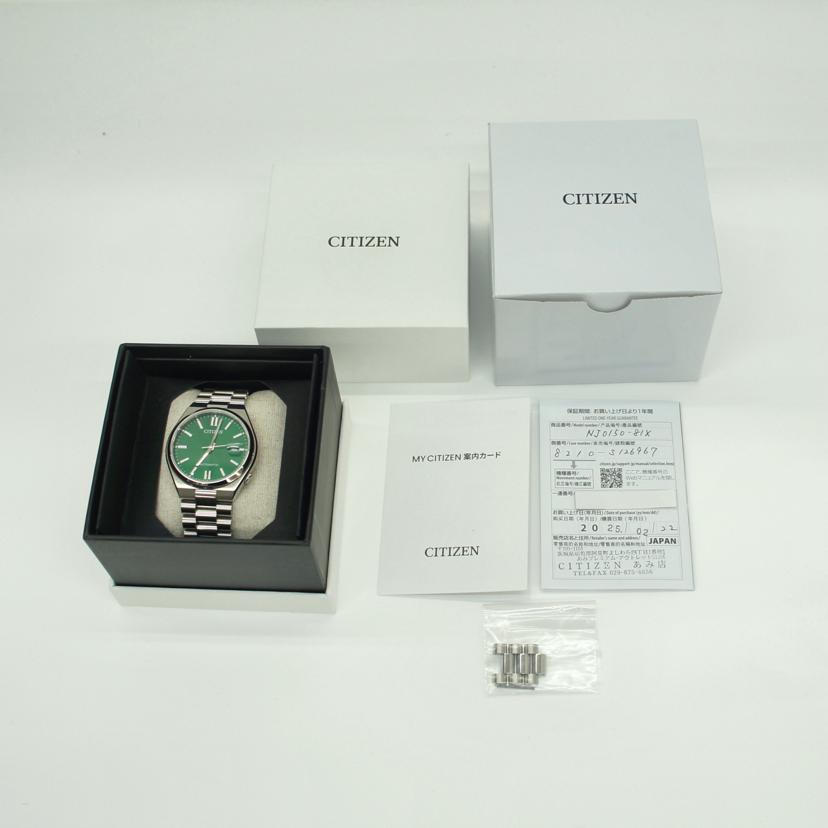 CITIZEN シチズン/ツヨサコレクション／グリーン／自動巻/8210-S126967//302******/Aランク/78