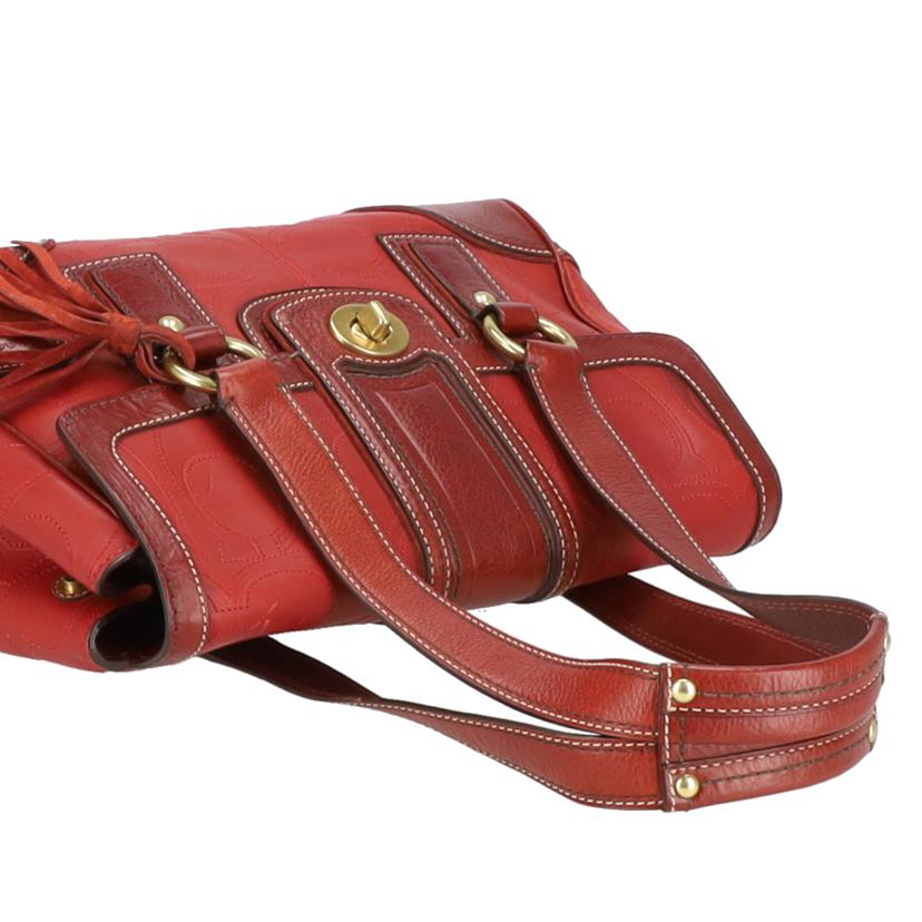 COACH　 コーチ/シグネチャーエンボスターンロックフラップ／ハンドバッグ/11332//G07**/Aランク/18