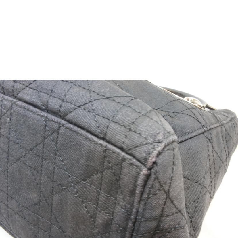 Christian　Dior ディオール/ナイロンレディディオール2WAYブラックSV金具//Bランク/92