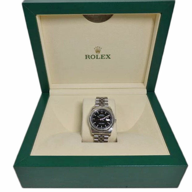 ROLEX ロレックス/デイトジャスト／黒文字盤/116234//4U8*****/Aランク/84