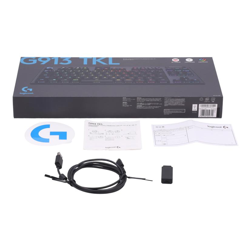 Logicool ロジクール　/ワイヤレスキーボード／G913　TKL/G913-TKL-LNBK//2202MR2BF3C9/BCランク/77