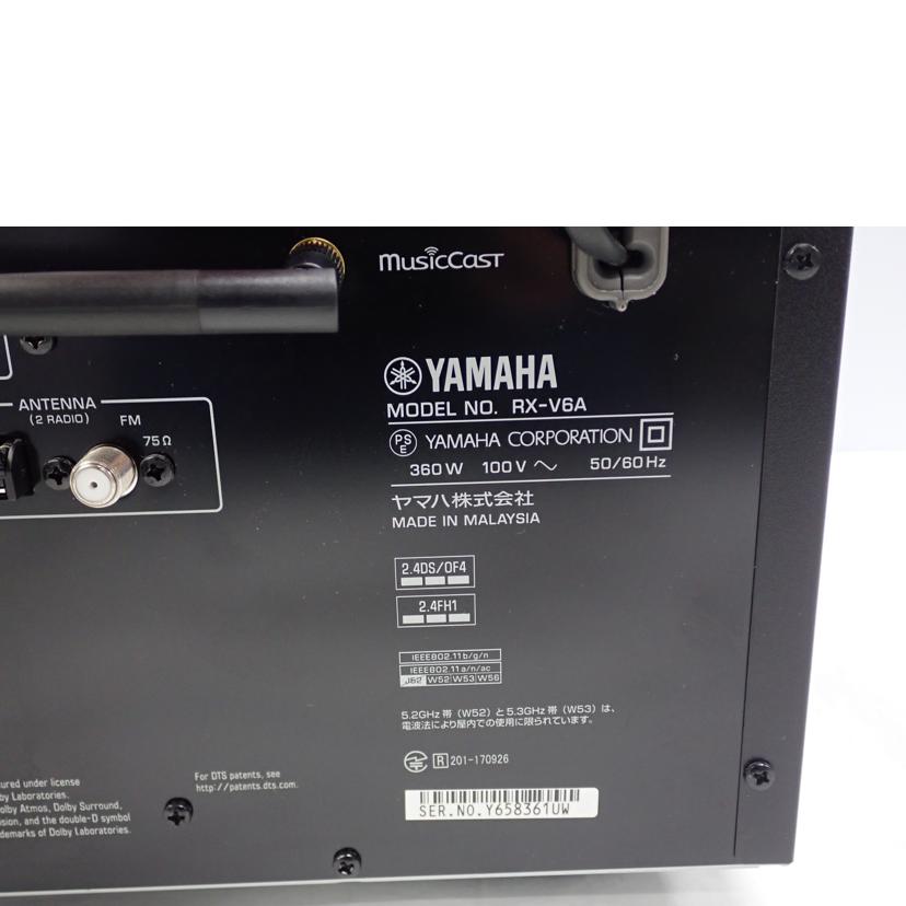 YAMAHA YAMAHA/AVアンプ／RX－V6/RX-V6A//Y658361UW/Bランク/62