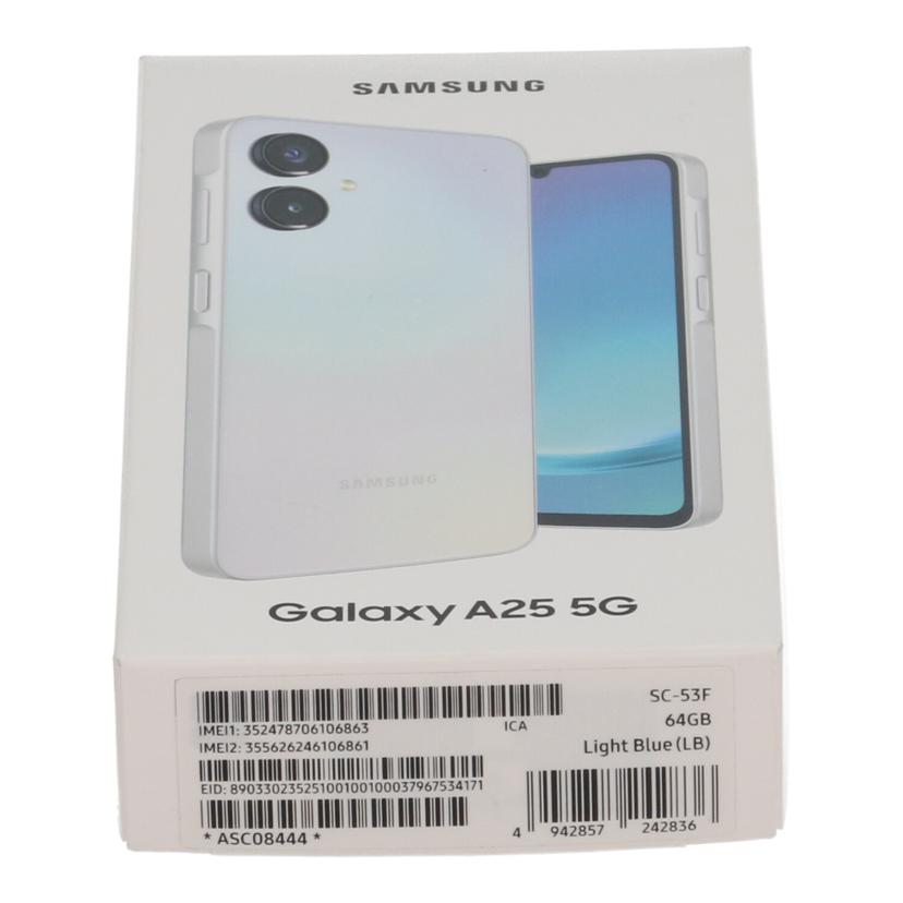 SAMSUNG サムスン/スマートフォン／Galaxy　A25　5G　64GB/SC-53F//RFCY32DNBDW/Aランク/75