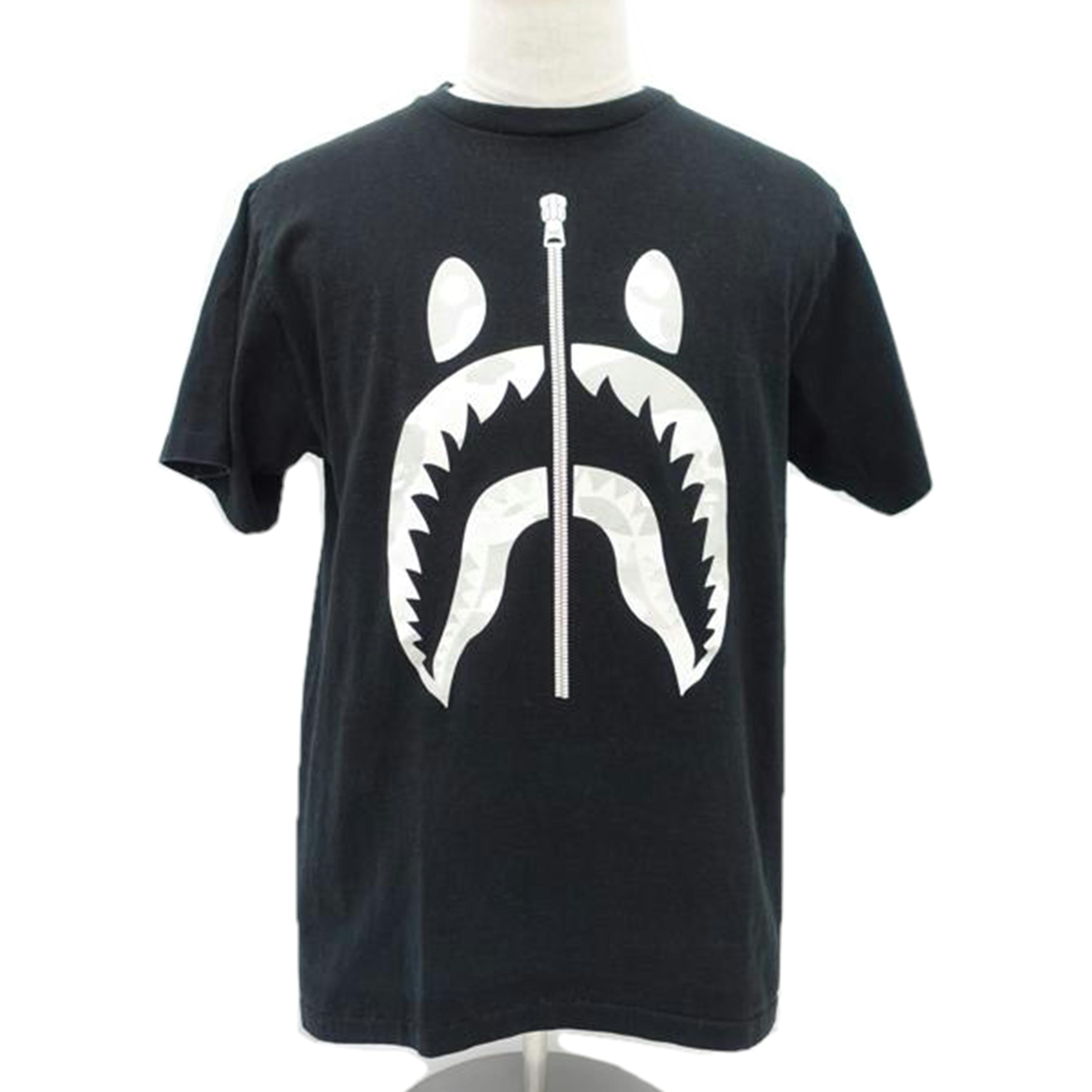 A　BATHING　APE アベイシングエイプ/カモシャークTシャツ//Bランク/88