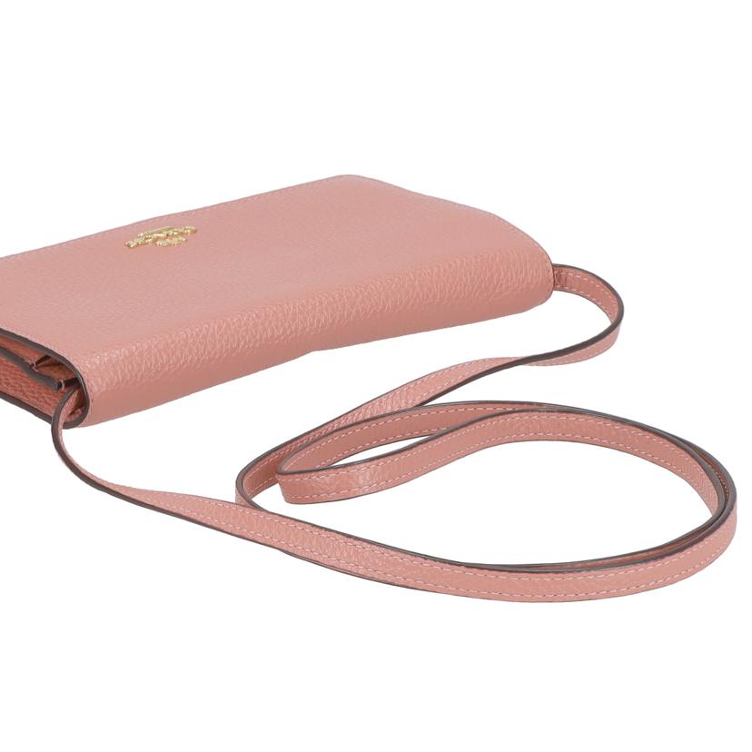 COACH　 コーチ/ペブルドレザーショルダーウォレット／ピンク/F30256//A18**/Aランク/18