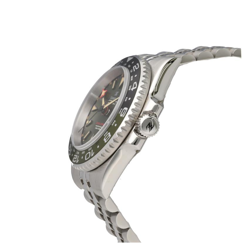 ZEEDA ジーダ/DUAL－ZONE/カーキ文字盤40mm/自動巻き/DU-KH//Aランク/18
